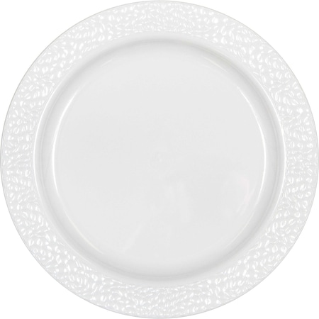 Sensations Pearl Pebble Plastic Plates, 9", 120PK 347883
